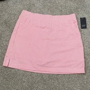 Crown & Ivy | Skort | Pink & White | size 2